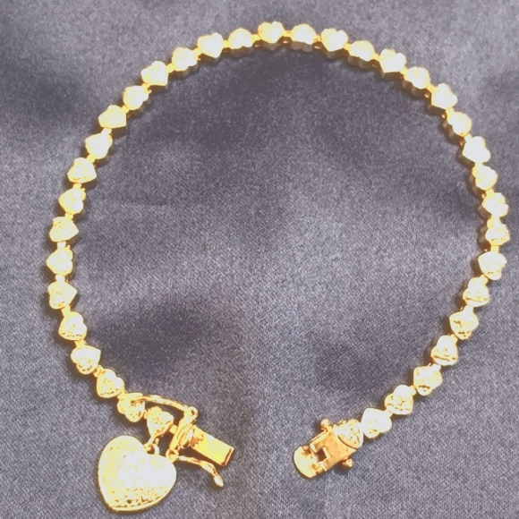 HEART DIAMOND BRACELET - Picture 3 of 11